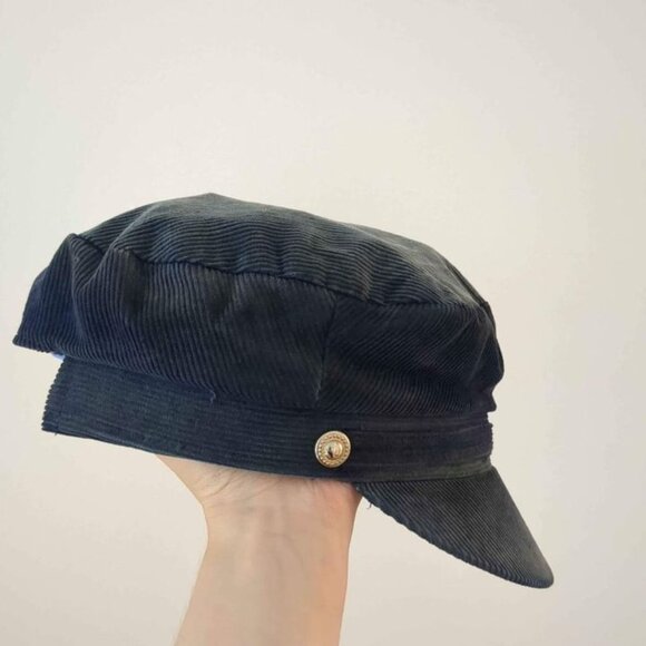 Vintage Corduroy Alaska Captain Hat - Picture 2 of 4